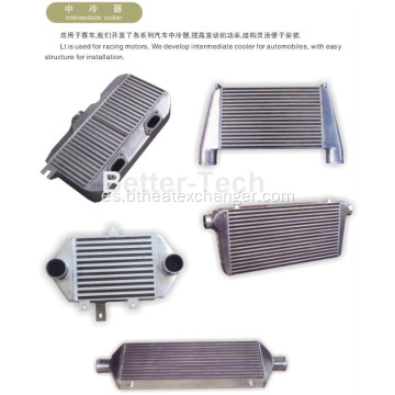 Intercooler de montaje frontal universal automático